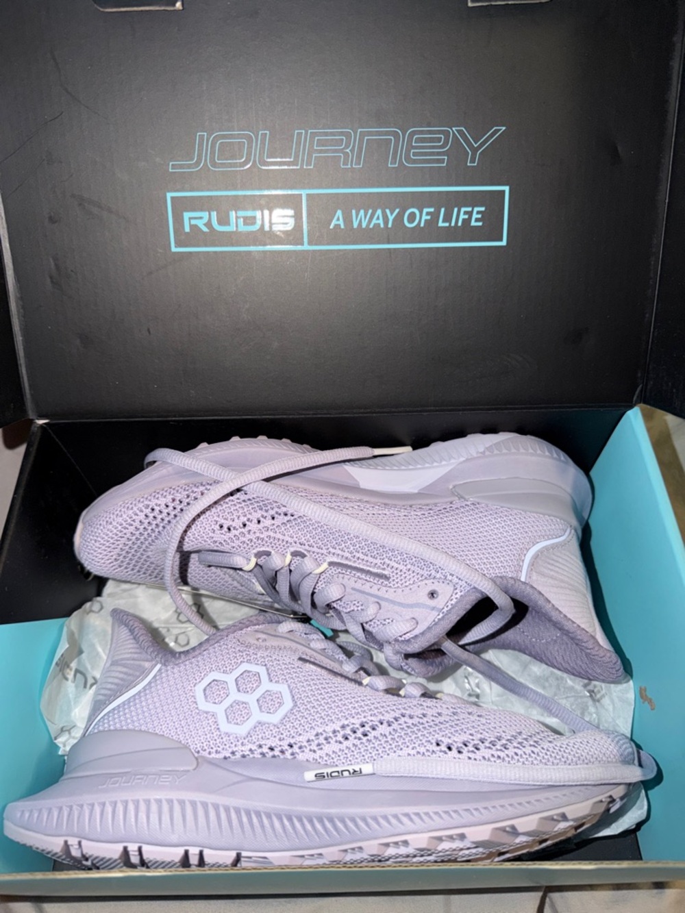Rudis Journey Knit Sneaker in Lavender